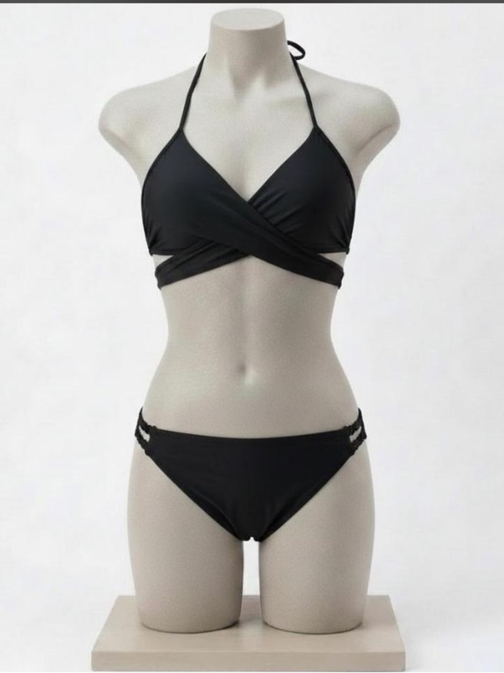 Mix-and-match PINK Victoria's Secret Cross Top, Bandeau, Strappy Bottoms